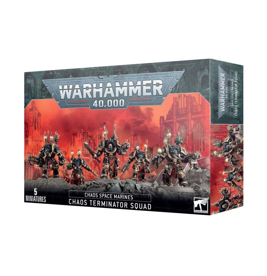 Warhammer 40000 Chaos Space Marines Chaos Terminator Squad