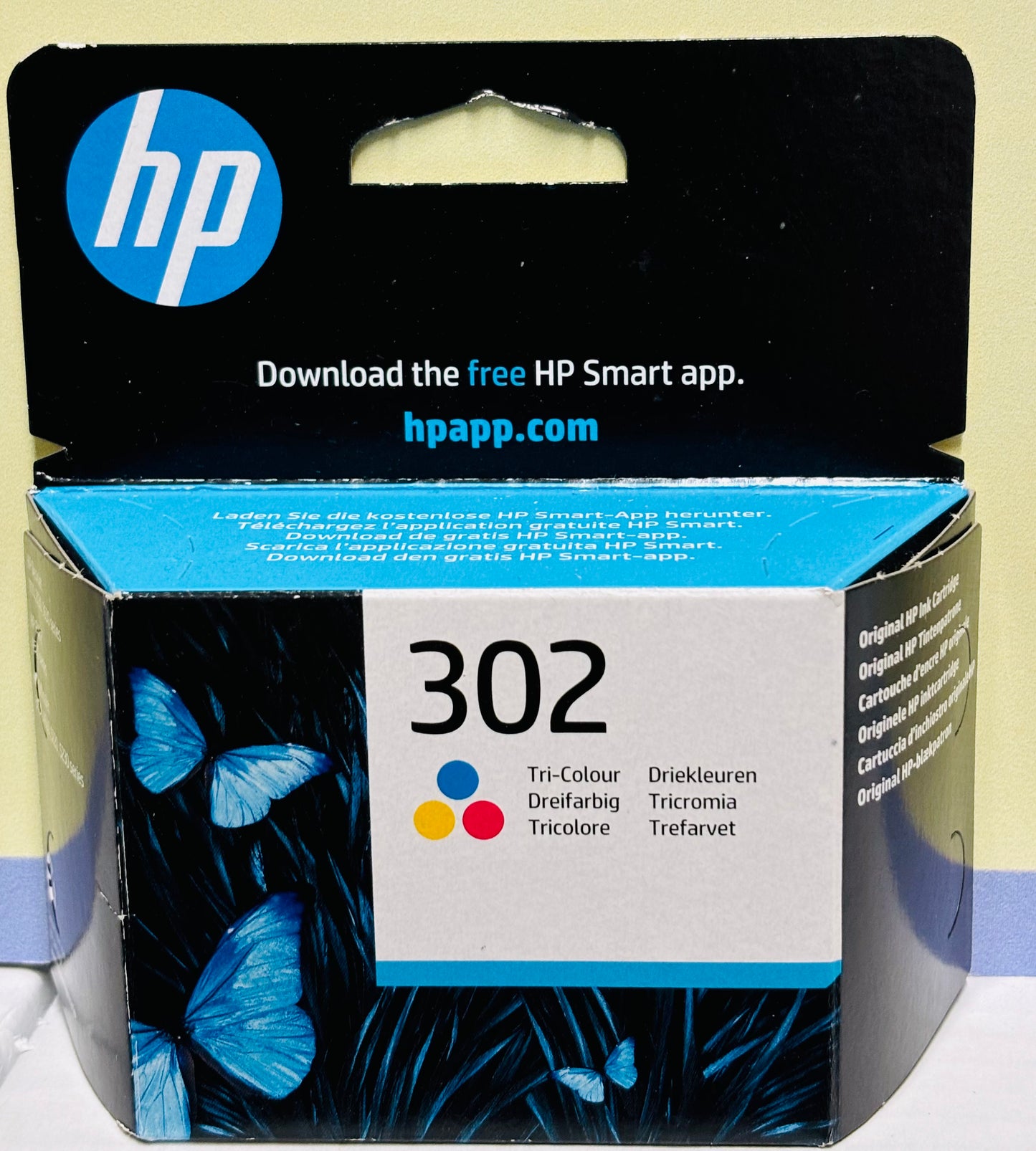HP Printer Cartridge 302 Tri Color