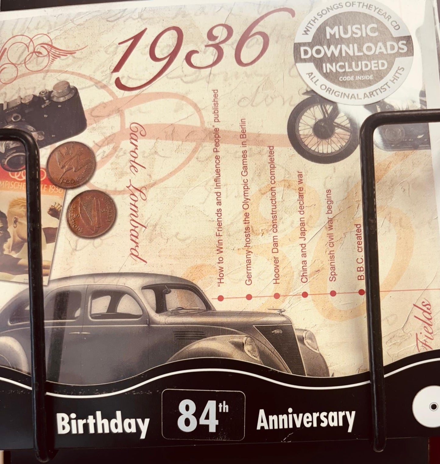 CD Birthday Cards Years 1980-1990
