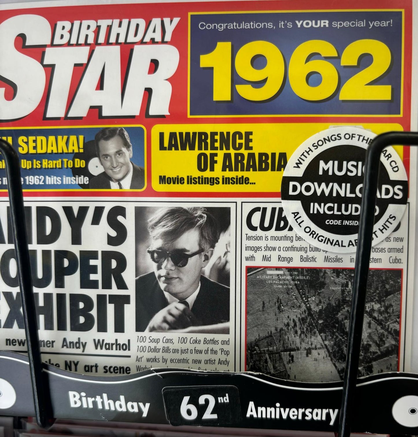 CD Birthday Cards Years 1960-1970