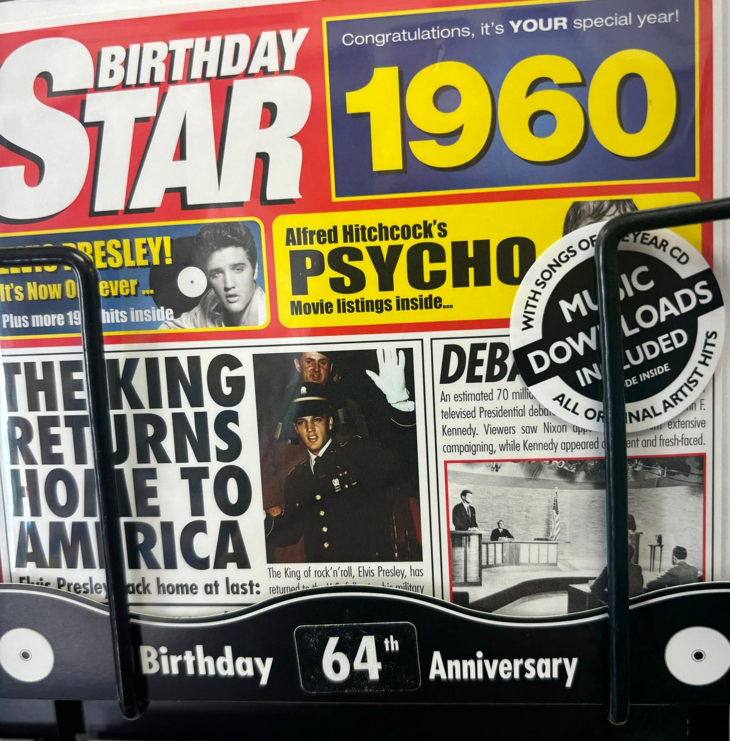 CD Birthday Cards Years 1960-1970