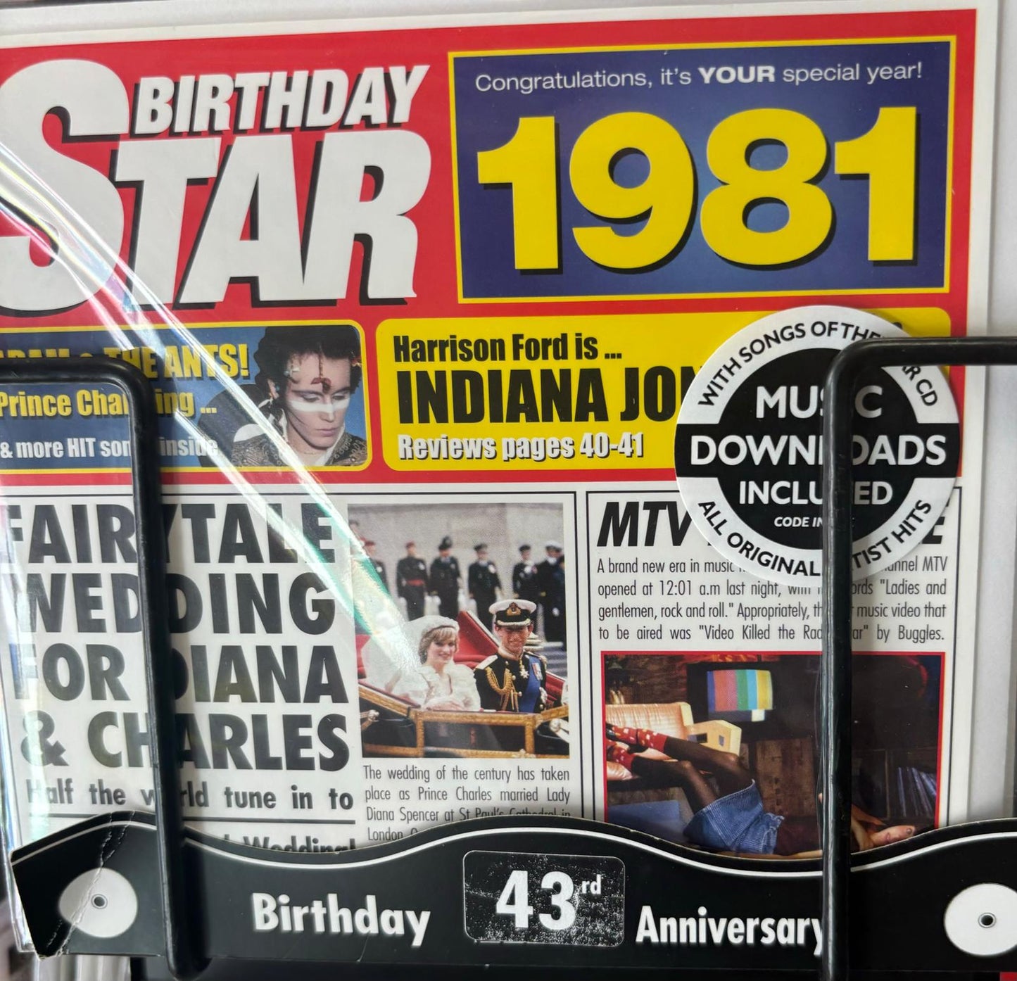 CD Birthday Cards Years 1980-1990