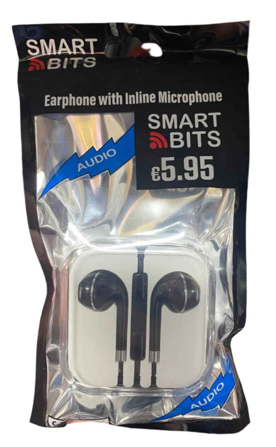 Smart Bits Earphone With Inline Microphone, AUX