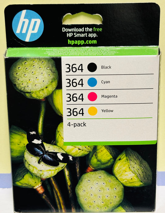 HP Printer Cartridge ~ 364 4 Pack