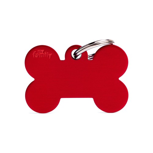 Red Bone Dog Tag